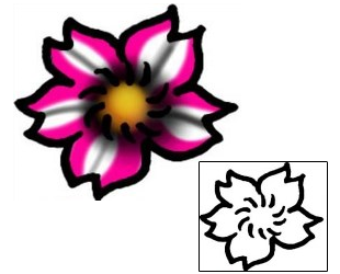 Flower Tattoo Specific Body Parts tattoo | AAF-09237