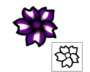 Flower Tattoo Specific Body Parts tattoo | AAF-09241