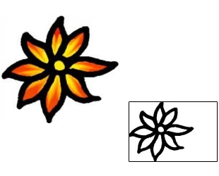 Flower Tattoo Specific Body Parts tattoo | AAF-09246