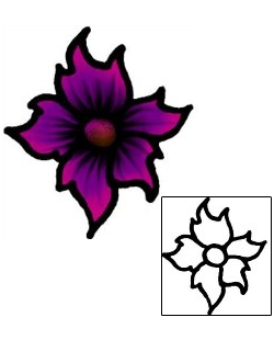 Flower Tattoo Specific Body Parts tattoo | AAF-09248