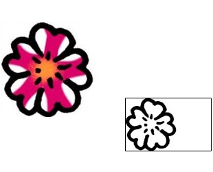 Flower Tattoo Specific Body Parts tattoo | AAF-09250