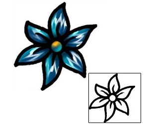 Flower Tattoo Specific Body Parts tattoo | AAF-09252