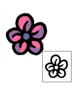 Flower Tattoo Specific Body Parts tattoo | AAF-09254