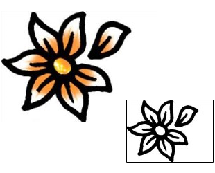 Flower Tattoo Specific Body Parts tattoo | AAF-09256