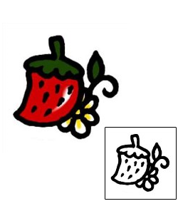 Strawberry Tattoo For Women tattoo | AAF-09257