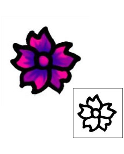 Flower Tattoo Specific Body Parts tattoo | AAF-09260