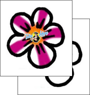 Flower Tattoo plant-life-flowers-tattoos-andrea-ale-aaf-09264