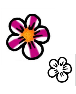 Flower Tattoo Specific Body Parts tattoo | AAF-09264
