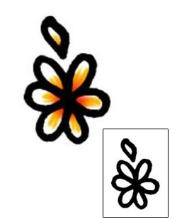 Flower Tattoo Specific Body Parts tattoo | AAF-09266