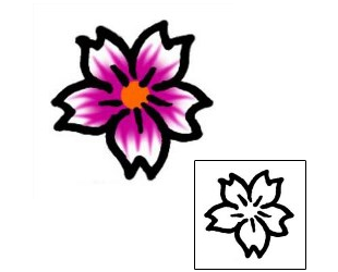 Flower Tattoo Specific Body Parts tattoo | AAF-09269