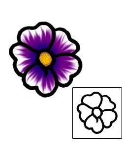 Flower Tattoo Specific Body Parts tattoo | AAF-09270