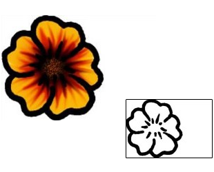 Flower Tattoo Specific Body Parts tattoo | AAF-09271