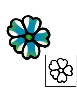 Flower Tattoo Specific Body Parts tattoo | AAF-09274