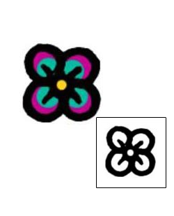 Flower Tattoo Specific Body Parts tattoo | AAF-09275