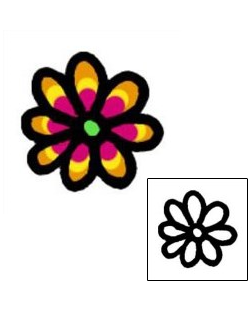 Flower Tattoo Specific Body Parts tattoo | AAF-09277