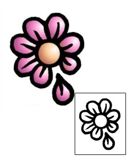 Flower Tattoo Specific Body Parts tattoo | AAF-09280