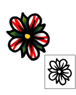 Flower Tattoo Specific Body Parts tattoo | AAF-09284