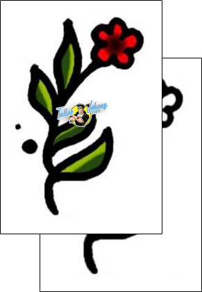 Flower Tattoo plant-life-flowers-tattoos-andrea-ale-aaf-09291