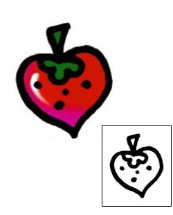 Strawberry Tattoo For Women tattoo | AAF-09295