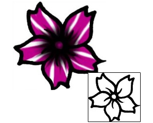 Flower Tattoo Specific Body Parts tattoo | AAF-09298