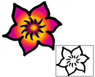 Flower Tattoo Specific Body Parts tattoo | AAF-09302