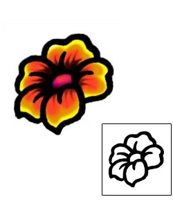 Flower Tattoo Specific Body Parts tattoo | AAF-09304