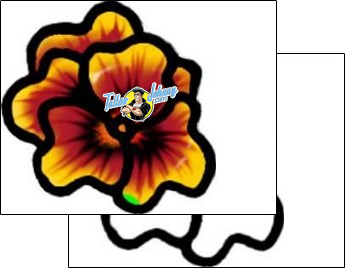 Flower Tattoo plant-life-flowers-tattoos-andrea-ale-aaf-09305