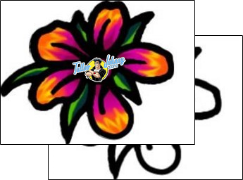 Flower Tattoo plant-life-flowers-tattoos-andrea-ale-aaf-09308