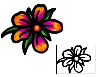 Flower Tattoo Specific Body Parts tattoo | AAF-09308