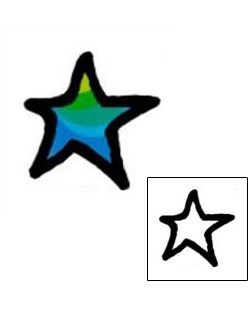Star Tattoo Astronomy tattoo | AAF-09322