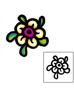 Flower Tattoo Specific Body Parts tattoo | AAF-09324