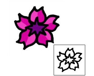 Flower Tattoo Specific Body Parts tattoo | AAF-09331