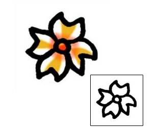 Flower Tattoo Specific Body Parts tattoo | AAF-09333