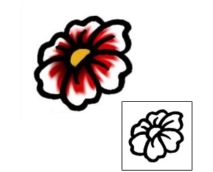 Flower Tattoo Specific Body Parts tattoo | AAF-09343