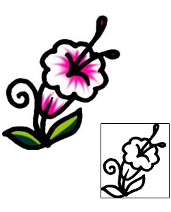 Flower Tattoo Specific Body Parts tattoo | AAF-09347