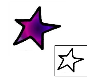 Star Tattoo Astronomy tattoo | AAF-09365
