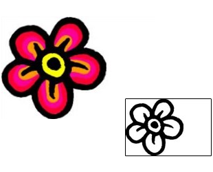 Flower Tattoo Specific Body Parts tattoo | AAF-09367