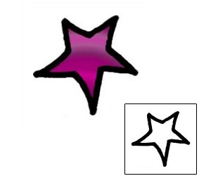 Star Tattoo Astronomy tattoo | AAF-09377
