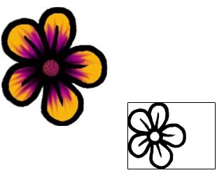 Flower Tattoo Specific Body Parts tattoo | AAF-09378