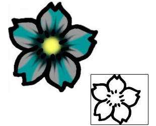 Flower Tattoo Specific Body Parts tattoo | AAF-09383