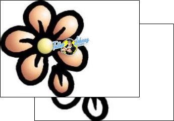 Flower Tattoo plant-life-flowers-tattoos-andrea-ale-aaf-09387