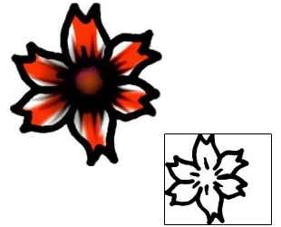 Flower Tattoo Specific Body Parts tattoo | AAF-09401