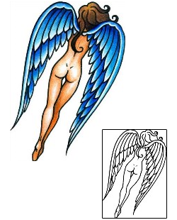 Angel Tattoo Religious & Spiritual tattoo | AAF-09533
