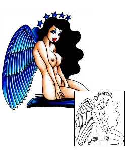 Angel Tattoo Religious & Spiritual tattoo | AAF-09551