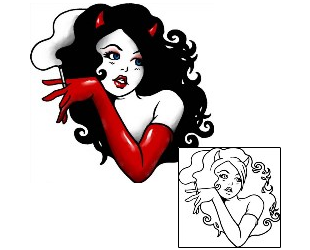 Pin Up Tattoo Horror tattoo | AAF-09562