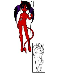 Devil - Demon Tattoo Horror tattoo | AAF-09563