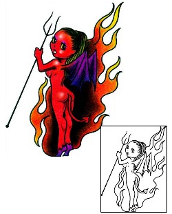 Devil - Demon Tattoo Miscellaneous tattoo | AAF-09590