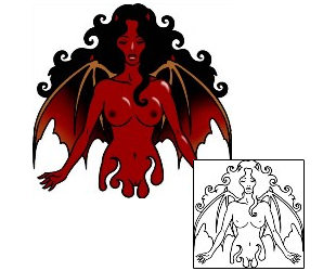 Devil - Demon Tattoo Horror tattoo | AAF-09614
