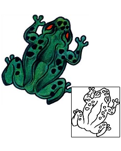 Frog Tattoo Reptiles & Amphibians tattoo | AAF-09627