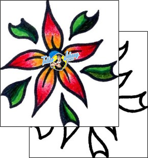 Flower Tattoo plant-life-flowers-tattoos-andrea-ale-aaf-09628